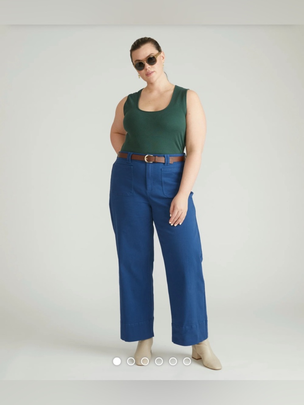 Universal standard 18 Claudia sailor pant High Rise Stretch Jeans